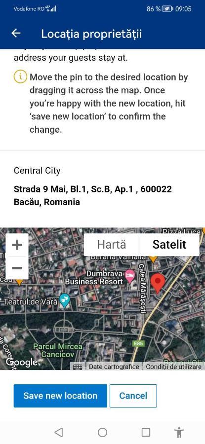 Central City Bacău Екстериор снимка